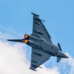 Drohne: Eurofighter in der Luft