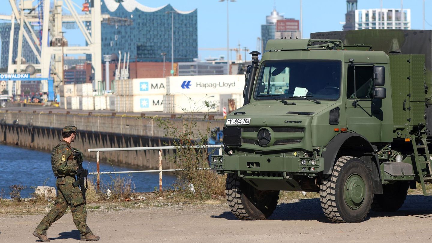 Die Bundeswehr-Übung "Red Storm Bravo" startet in Hamburg