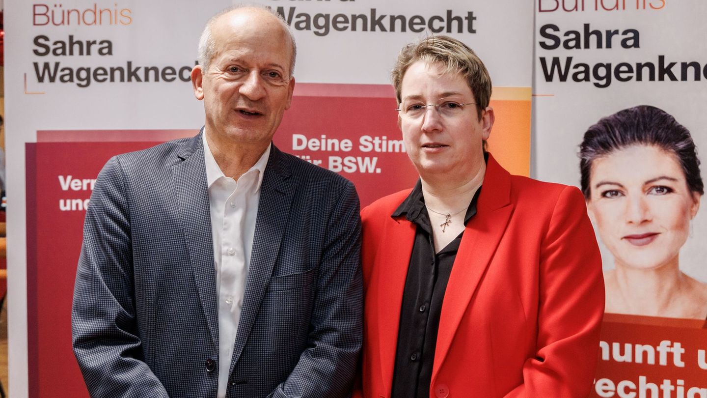 Nicht einmal ein Jahr lang waren Friedrich Straetmanns und Melanie Dango Vorsitzende des Bündnis Sahra Wagenknecht (BSW) in Meck