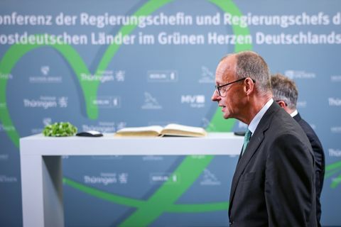 Kanzler Merz bei Ost-Ministerpräsidentenkonferenz