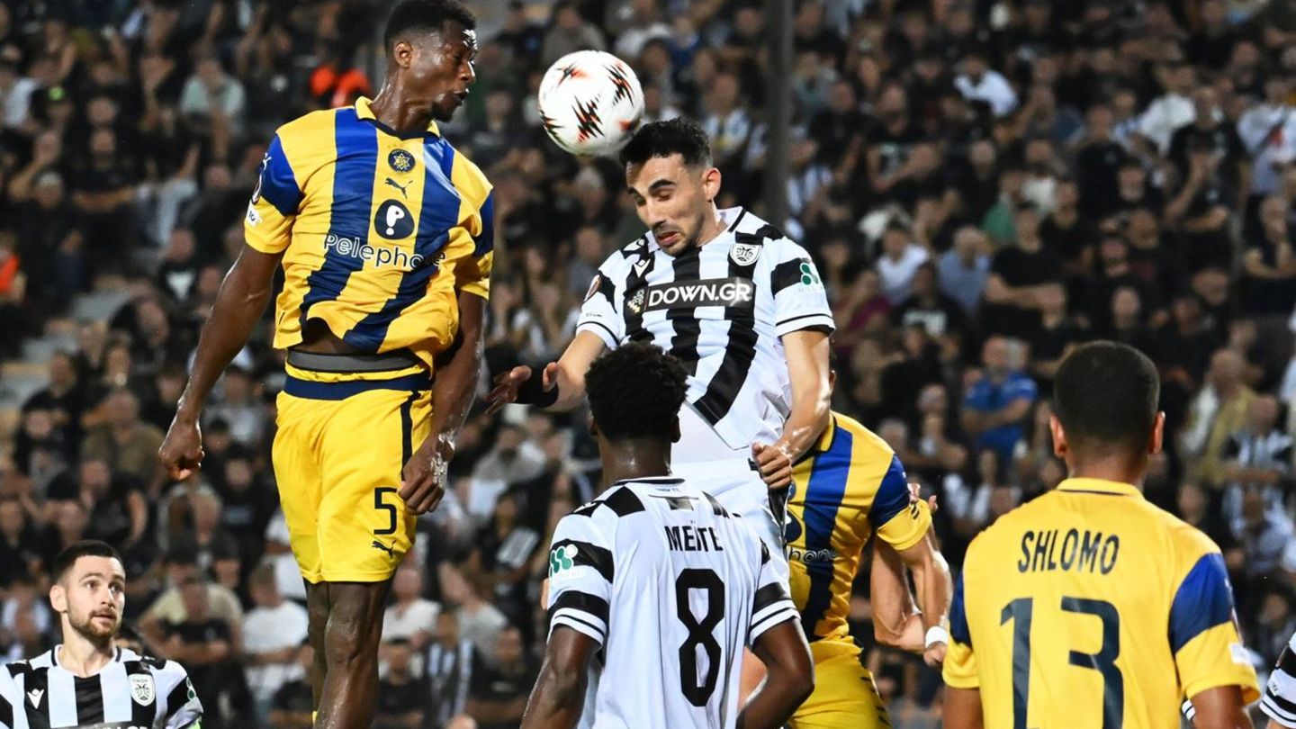 Uefa: Der griechische Klub Paok Saloniki (blau-gelbe Trikots) spielt in der Europa League Maccabi Tel Aviv
