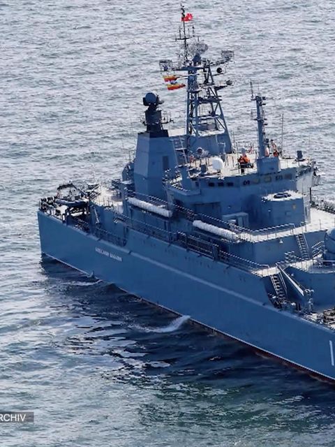 Russisches Kriegsschiff