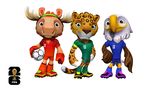 Die drei Maskottchen dürften im Sommer 2026 omnipräsent sein. Fifa-Präsident Gianni Infantino ist sicher: "Sie werden die Herzen erobern und in ganz Nordamerika und auf der ganzen Welt für Jubel sorgen."