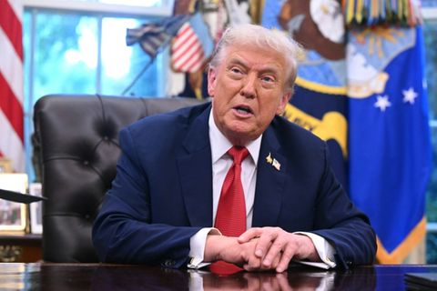 Trump am Donnerstag im Weißen Haus