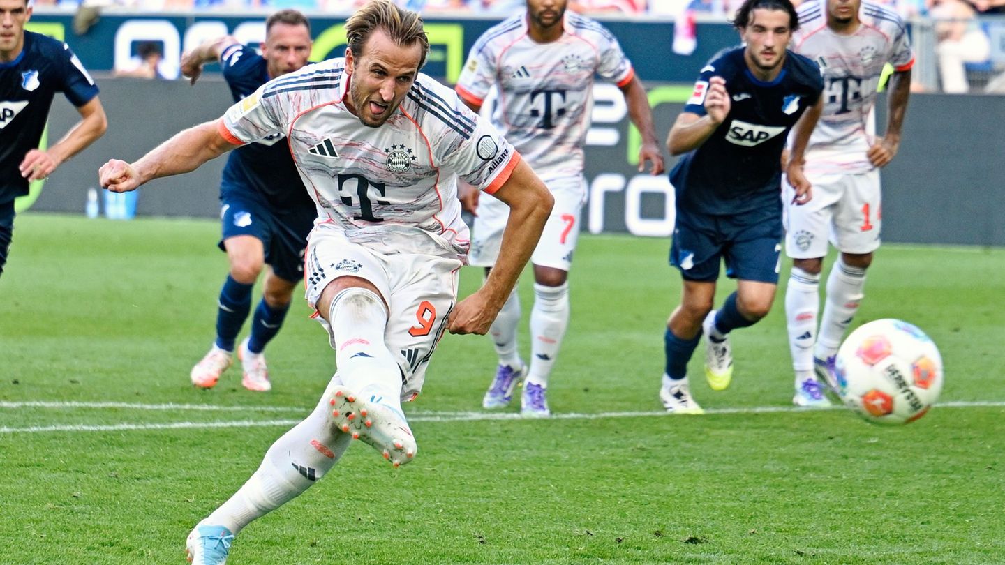 Bayern-Torjäger Harry Kane ist American-Football-Fan - Kickt er irgendwann sogar selbst den Ball in der NFL? Foto: Uwe Anspach/d