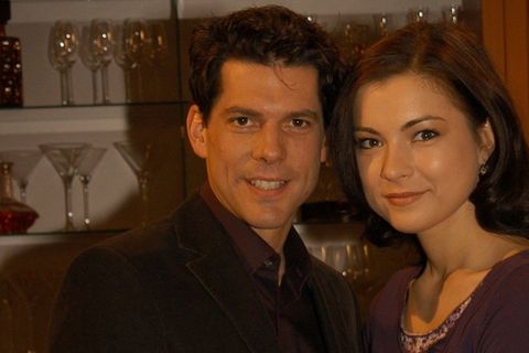Sie spielten vor 20 Jahren das erste "Sturm der Liebe"-Liebespaar: Gregory B. Waldis und Henriette Richter-Röhl.