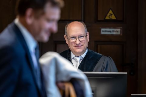 Landgericht Berlin entscheidet über Räumungsklage gegen AfD Foto: Andreas Gora/dpa