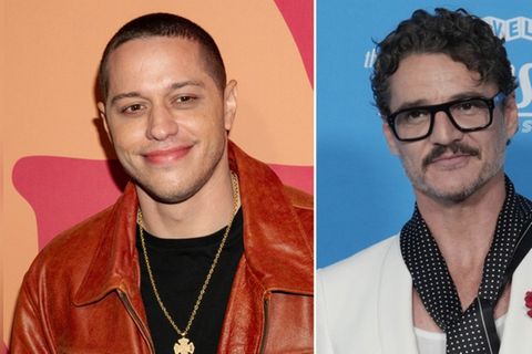 Comedian Pete Davidson (li.) hat in einem Podcast Schauspieler Pedro Pascal in Schutz genommen.