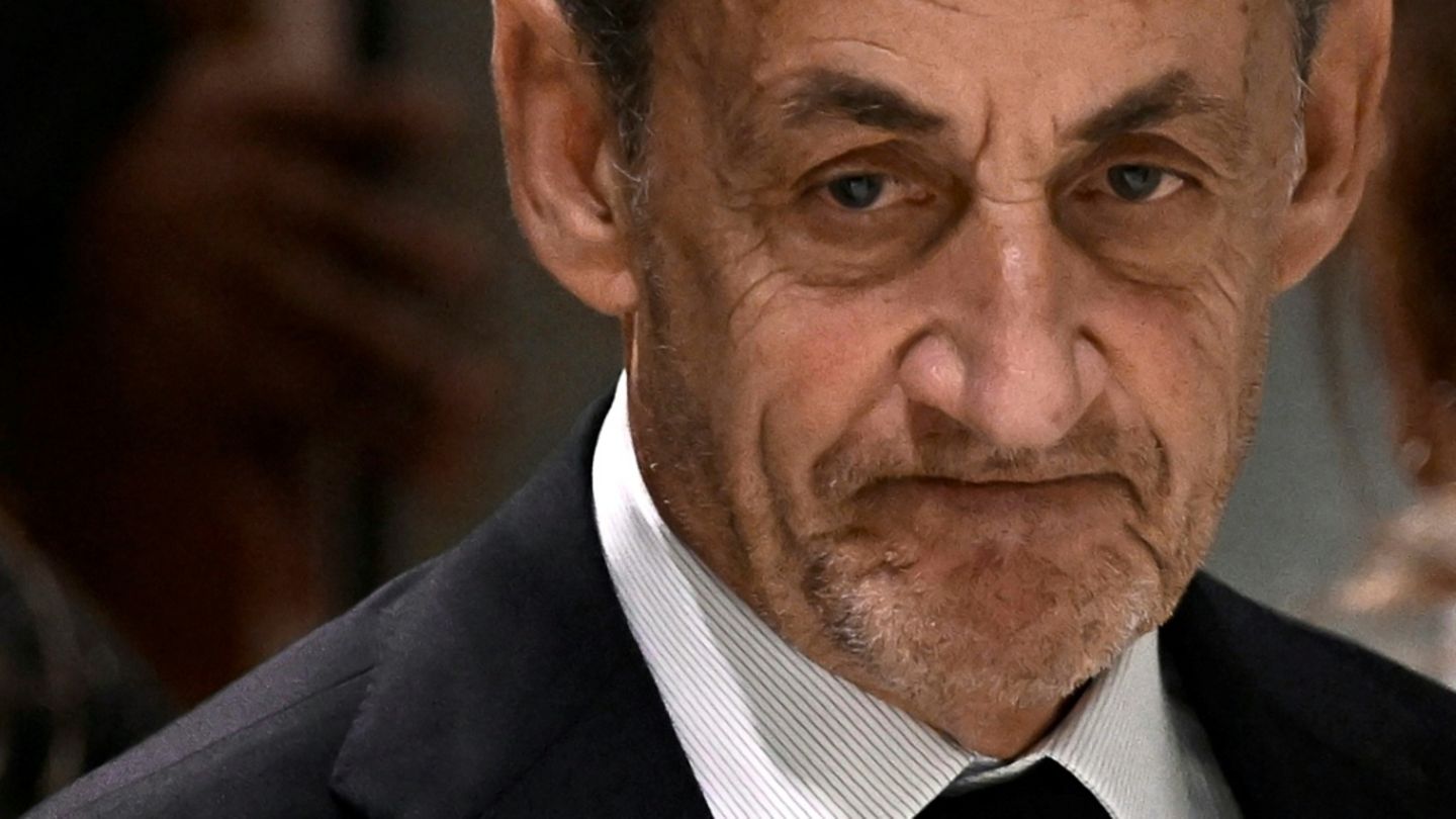 Sarkozy nach der Urteilsverkündung