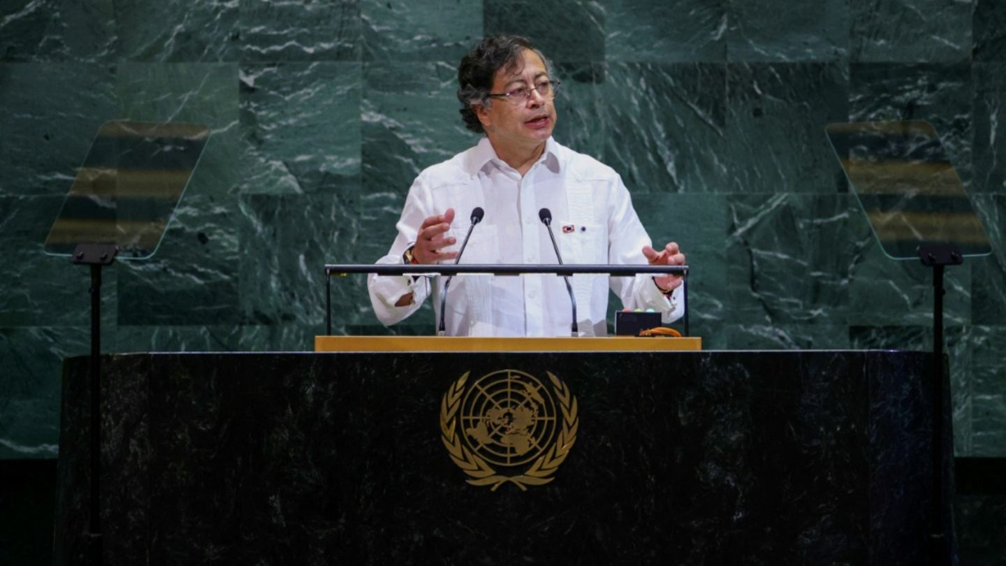 Kolumbiens Präsident Gustavo Petro bei den Vereinten Nationen