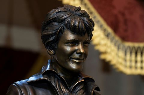 Statue von Amelia Earhart im US-Kapitol