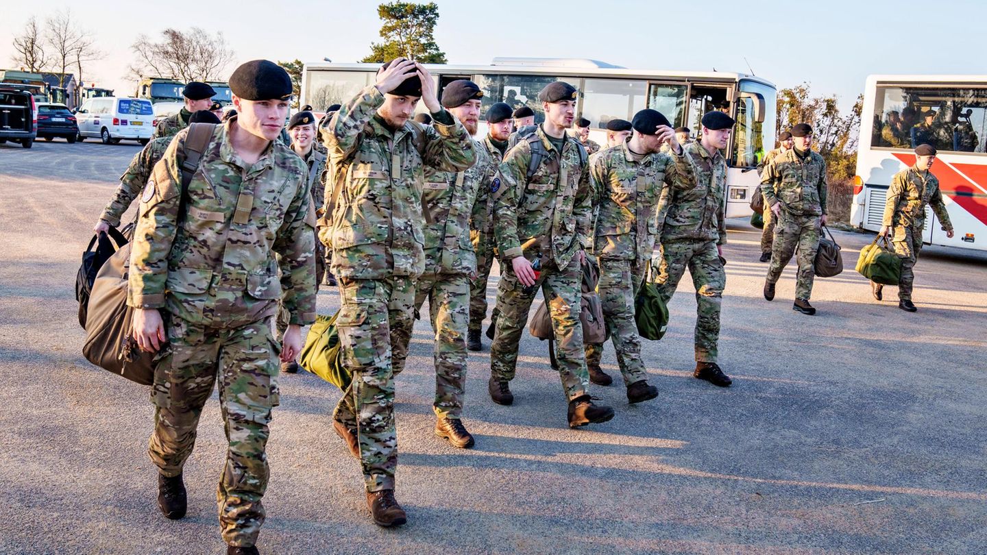 Drohnen Karup Soldaten