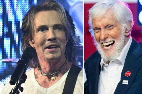 Sänger Rick Springfield (l.) und Schauspieler Dick Van Dyke liefen sich im Fitnessstudio über den Weg.