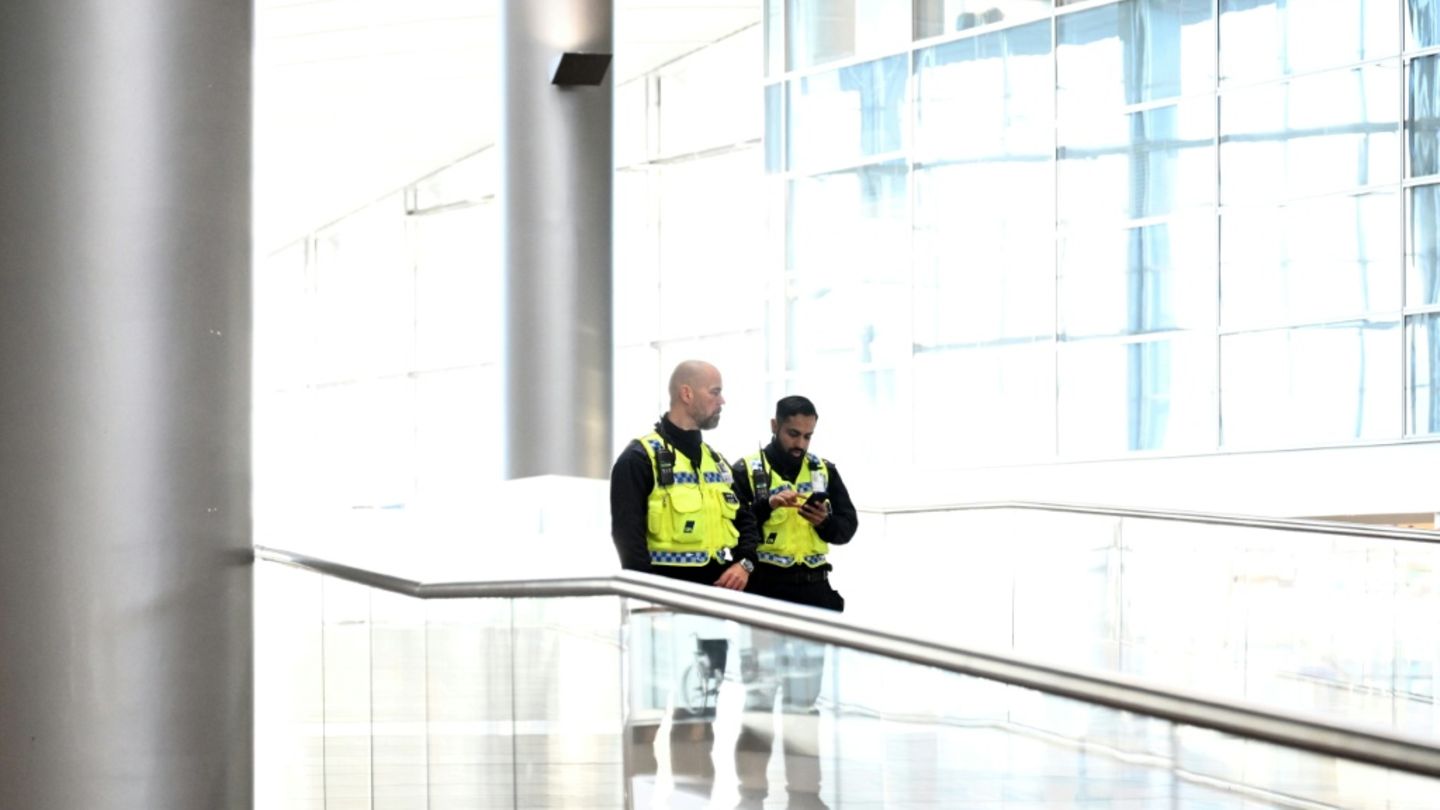 Sicherheitskräfte am Flughafen Kopenhagen