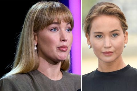 Jennifer Lawrence zeigte sich beim San Sebastian International Film Festival mit unterschiedlichen Frisuren.