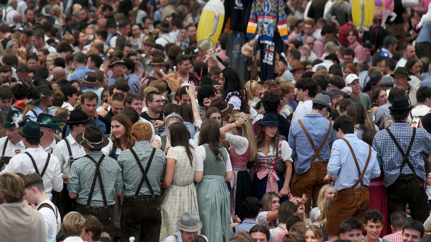 Der Andrang auf der Wiesn war riesig