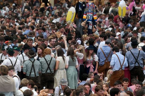 Der Andrang auf der Wiesn war riesig