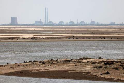 Das Atomkraftwerk Saporischschja im Juli 2023
