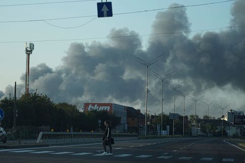 Die ukrainische Hauptstadt Kiew ist wieder Ziel russischer Angriffe mit Drohnen und Raketen geworden. (Archivbild) Foto: Efrem L