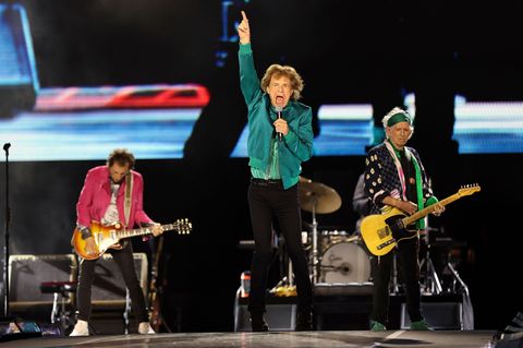 Mick Jagger und Co. ließen es nicht nur auf der Bühne krachen, sondern auch auf der Straße. (Archivbild) Foto: Scott Strazzante/