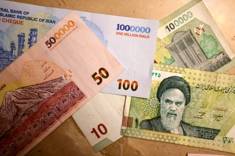 Iranische Rial-Scheine