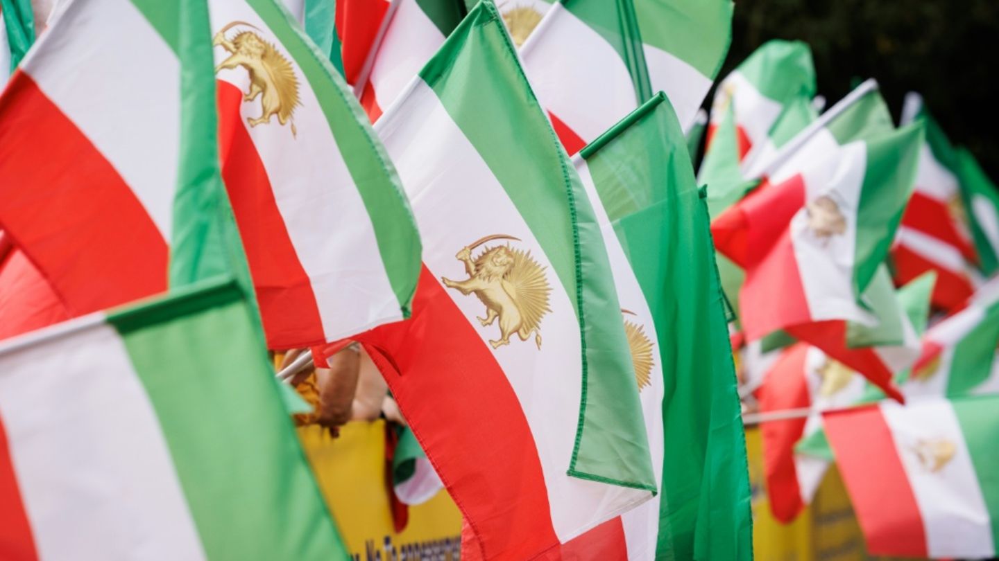 Iranische Flaggen
