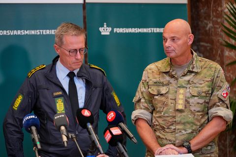 Dänemark ist alarmiert. Seit Tagen gibt es Drohnenalarm. (Archivbild) Foto: Emil Helms/Ritzau Scanpix Foto/AP/dpa