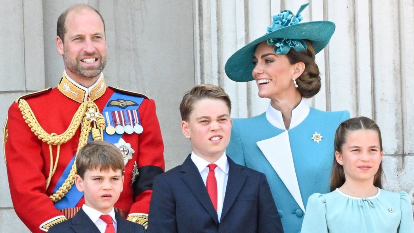 Princess Kate: With her three children on the “Harry Potter” set