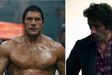 Jeremy Allen White als Musiklegende Bruce Springsteen und Dwayne Johnson als "Smashing Machine" Mark Kerr.