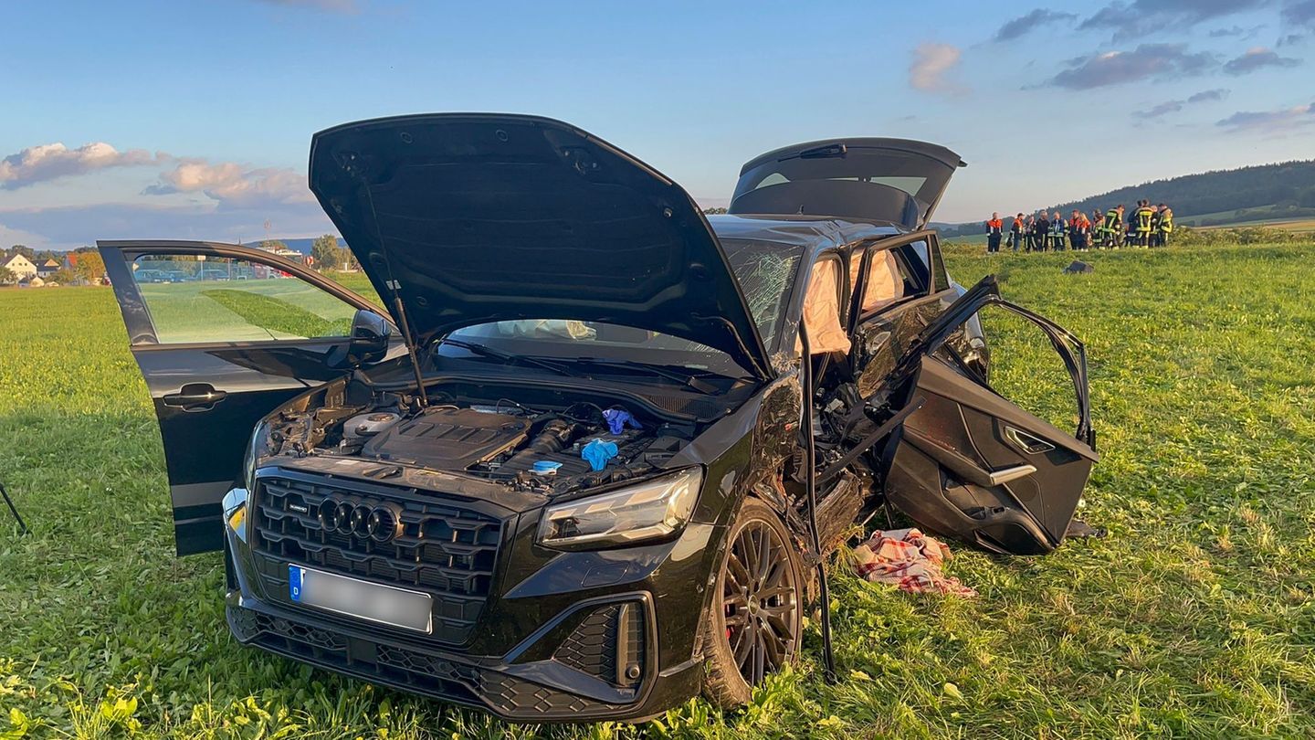 Die Ursache für den schweren Unfall war noch unklar. Foto: Felix Besold/NEWS5/dpa