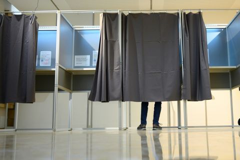 Wahlkabinen