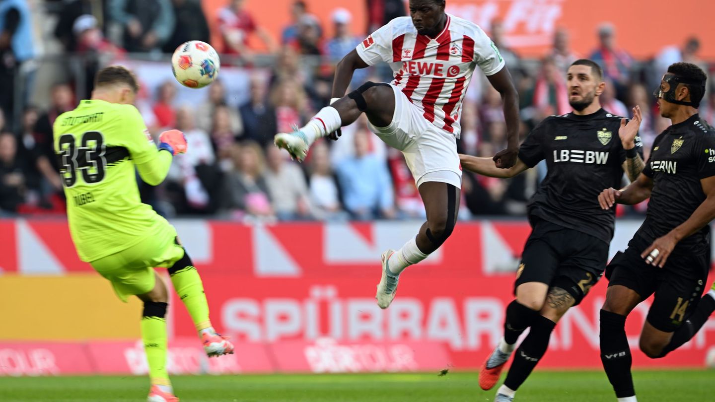 Der 1. FC Köln und der VfB Stuttgart lieferten sich ein umkämpftes Duell. Foto: Federico Gambarini/dpa
