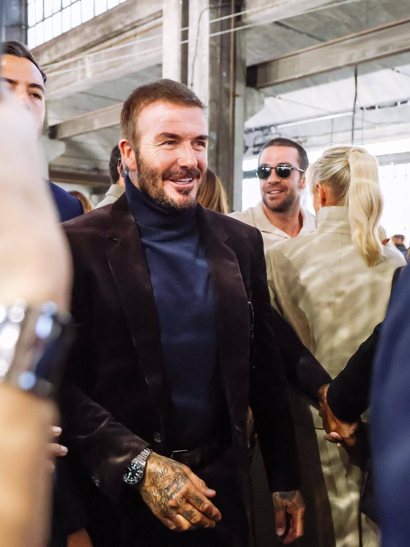 Fashion Week Mailand David Beckham