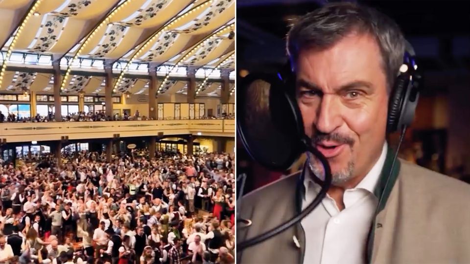 Söder trällert Wiesn-Klassiker und spaltet die Gemüter