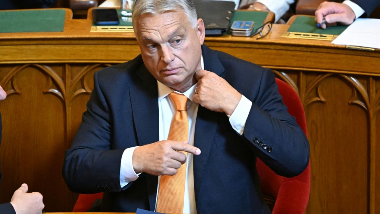 Ungarns Regierungschef Viktor Orban in Budapest
