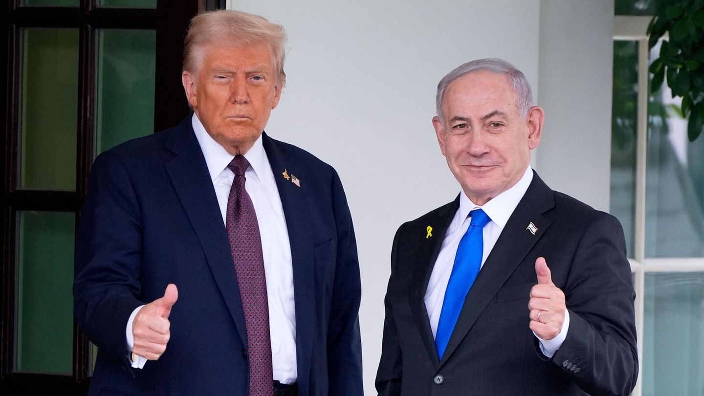 Trump und Netanjahu im Weißen Haus