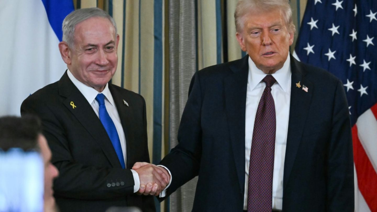 Netanjahu und Trump im Weißen Haus