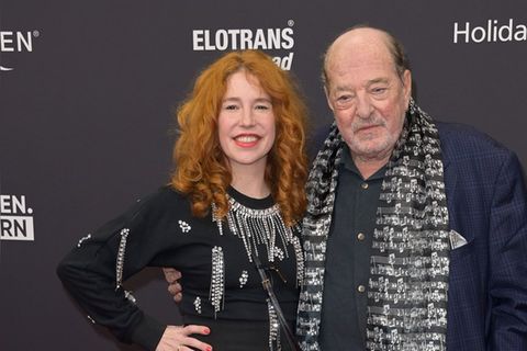 Ralph Siegel mit Ehefrau Laura bei einem Auftritt in München.