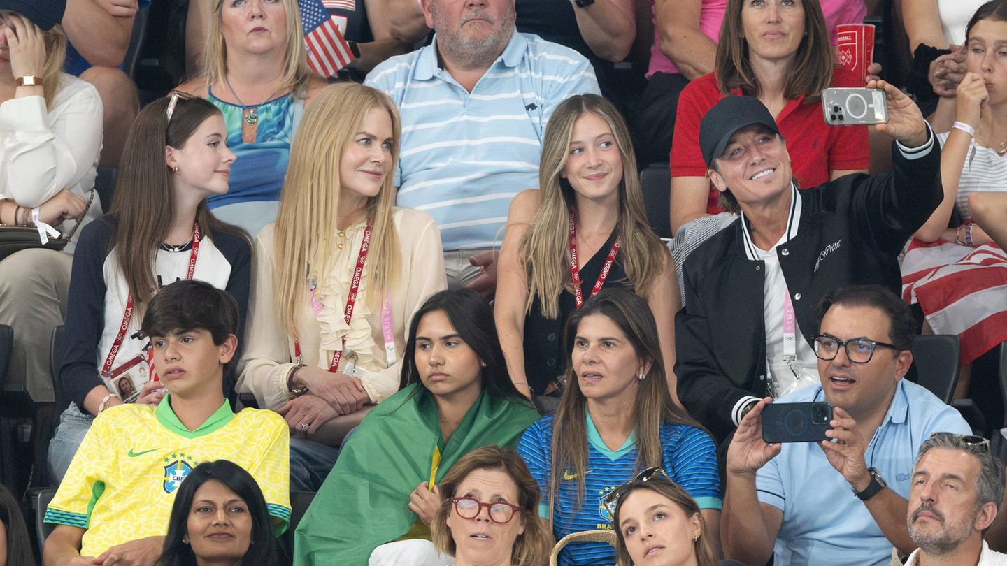 Ein Bild für das Familienalbum: Im Sommer 2024 sind Kidman und Urban mit ihren Kinder Faith und Sunday Rose gemeinsam bei den Olympischen Spielen in Paris zu Besuch