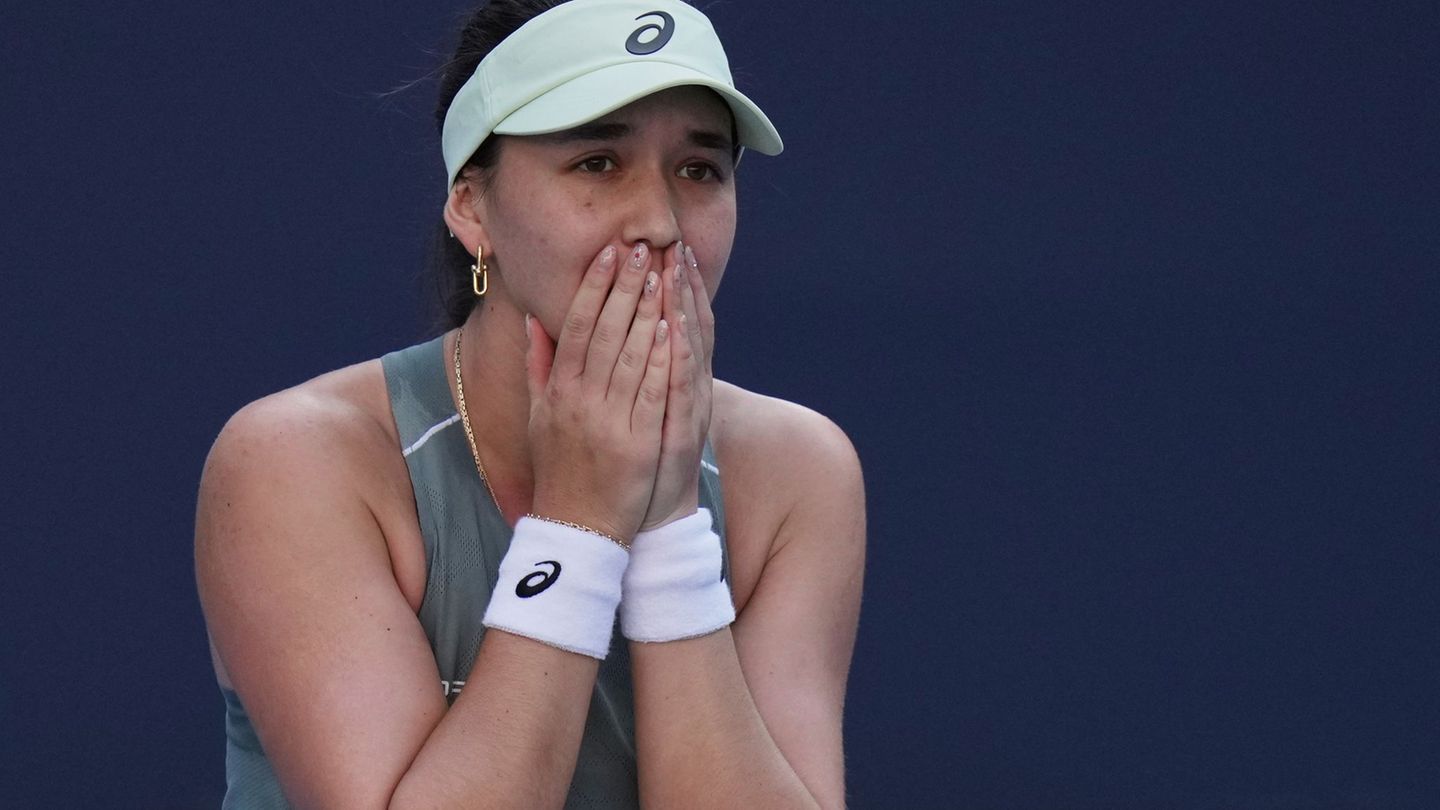 Eva Lys steht erstmals im Viertelfinale eines WTA-1000er-Turniers. Foto: Andy Wong/AP/dpa