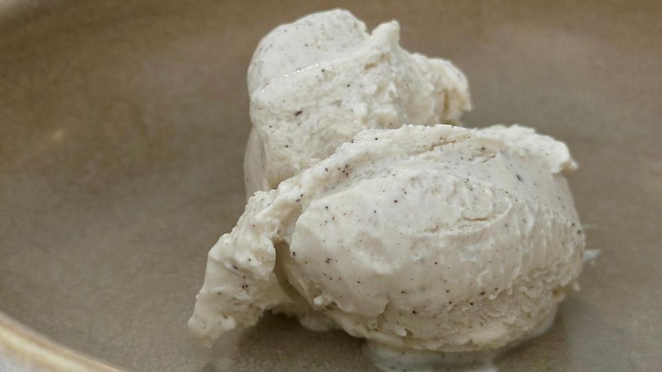 Eis aus der Kitchenaid Eismaschine