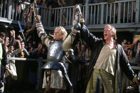 Heath Ledger (l.) und Paul Bettany (r.) haben gemeinsam "Ritter aus Leidenschaft" (2001) gedreht.