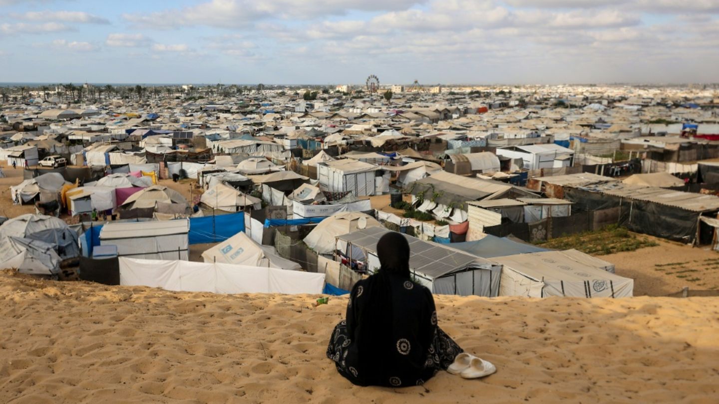 Ein palästinensisches Flüchtlingslager in Chan Junis