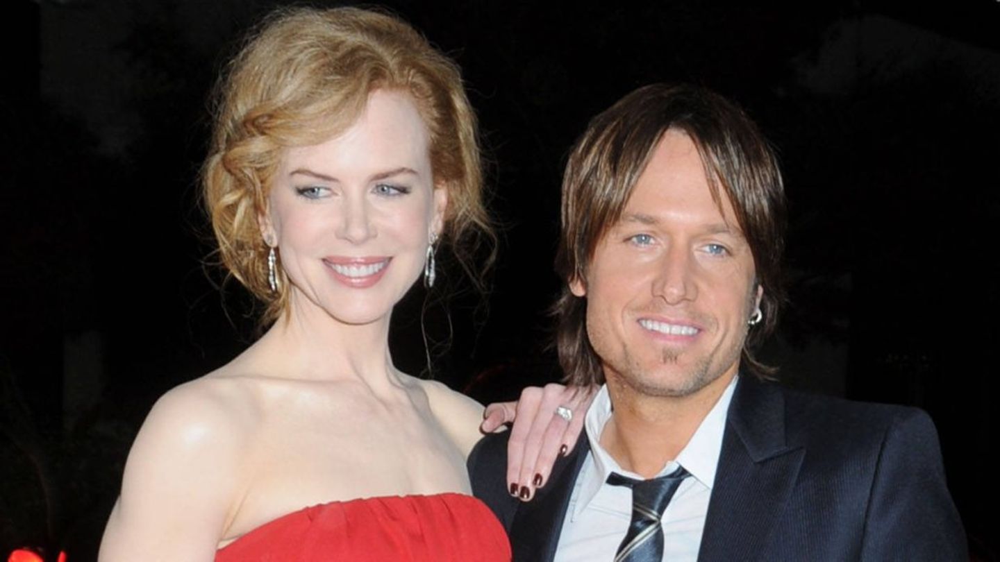 Traumpaar Nicole Kidman und Keith Urban bei einer Musikpreisverleihung 2008.