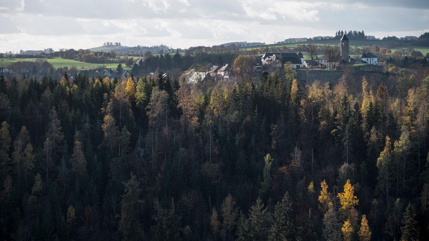 Fußgängerbrücken übers Tal  Im Naturpark Frankenwald möchte der Landkreis Hof zwei riesige Fußgänger-Seilbrücken für Touristen bauen. Doch im Laufe der Planungen wurden die Brücken immer länger und immer teurer. Die längere der beiden Brücken wird nun statt 700 Meter mehr als 1000 Meter lang, damit der Startpfeiler außerhalb des Naturschutzgebiets liegt. 2019 plante man mal mit 12 Millionen Euro, mittlerweile sind es 42 Millionen. Der Löwenanteil kommt vom Freistaat Bayern. 2027 soll der Bau starten