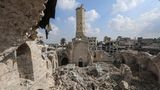 Ruinen der Omar-Moschee in Gaza-Stadt