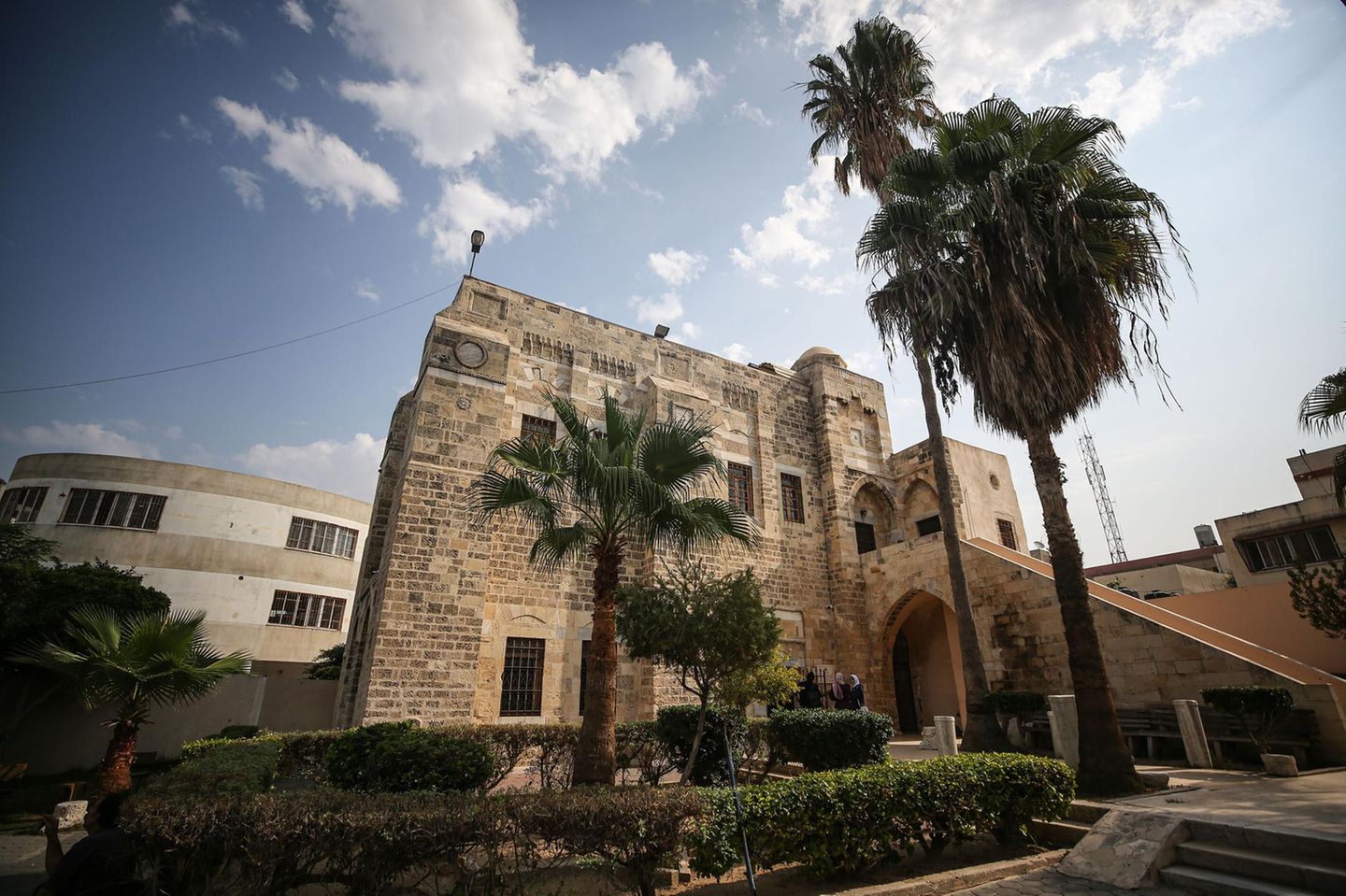 Der Qasr al-Basha (Pascha-Palast) in Gaza-Stadt ein Jahr vor dem Krieg. Er war der einzige Palast, der die gewaltvolle Geschichte Gazas überlebt hat. Bislang.