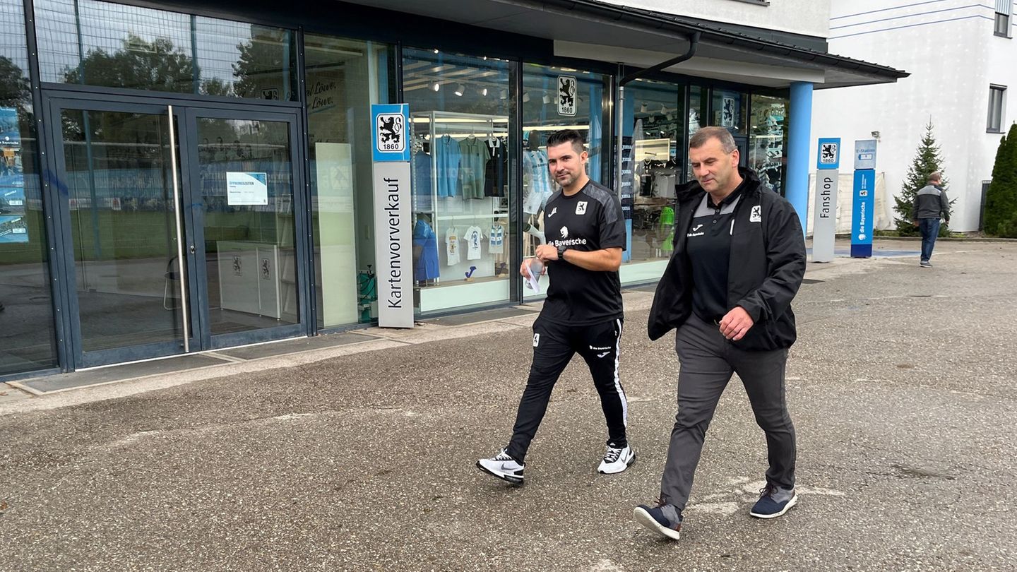Sollen den Abwärtstrend des TSV 1860 München stoppen: Interims-Trainer Alper Kayabunar (l) und Interims-Geschäftsführer Manfred