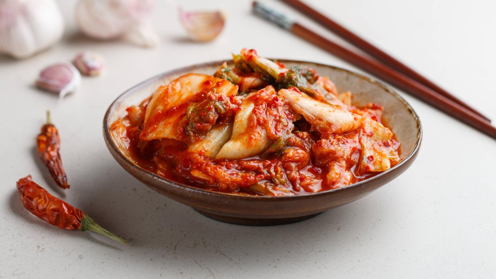 Kimchi in einer Schüssel