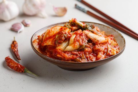 Kimchi in einer Schüssel
